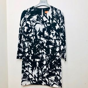 Joe Fresh printed dress black & white tunic sz.0